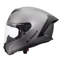 LS2 FF820 Rapid III Solid Helmet – Matte Titanium (L) LS2FF820MTL#