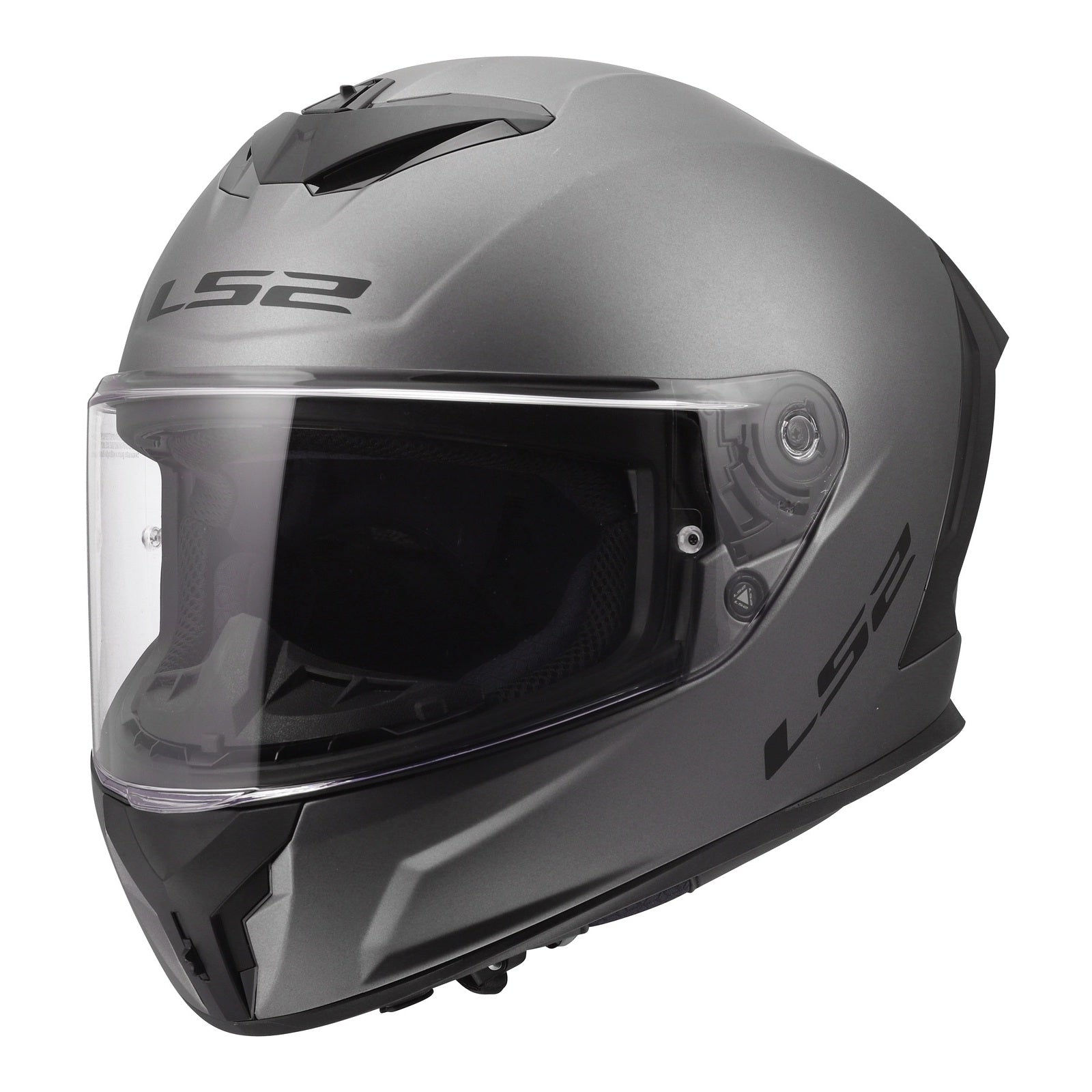 LS2 FF820 Rapid III Solid Helmet – Matte Titanium (M) LS2FF820MTM#