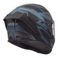 LS2 FF820 Rapid III Xtrem Helmet – Black / Blue / Petrol (L) LS2FF820XBBPL#