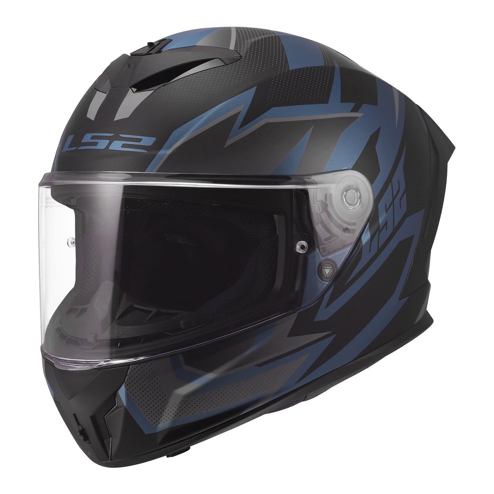LS2 FF820 Rapid III Xtrem Helmet – Black / Blue / Petrol (S) LS2FF820XBBPS#