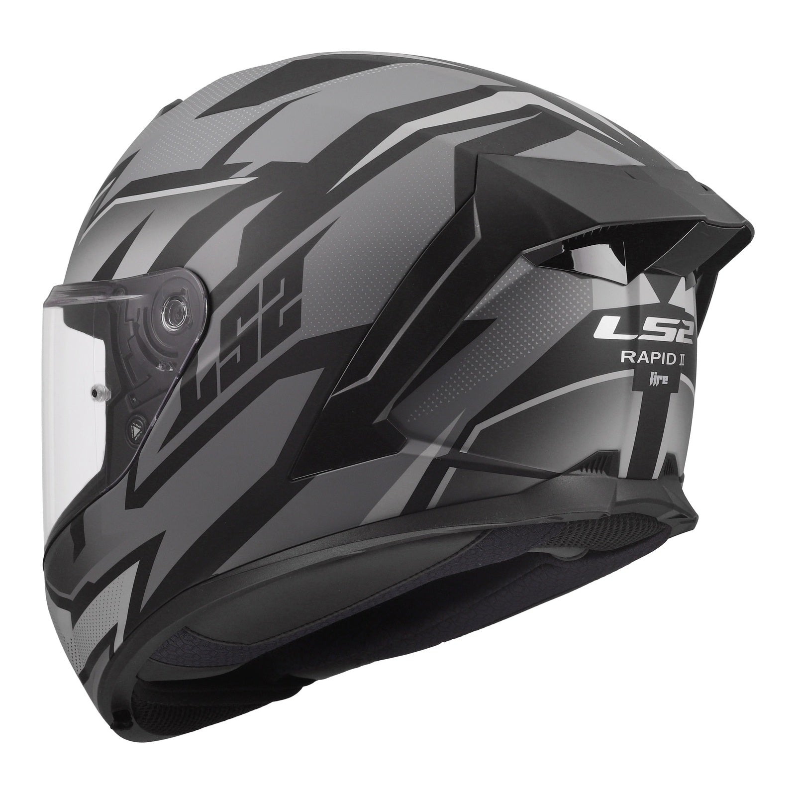LS2 FF820 Rapid III Xtrem Helmet – Black / Grey (L) LS2FF820XBGL#