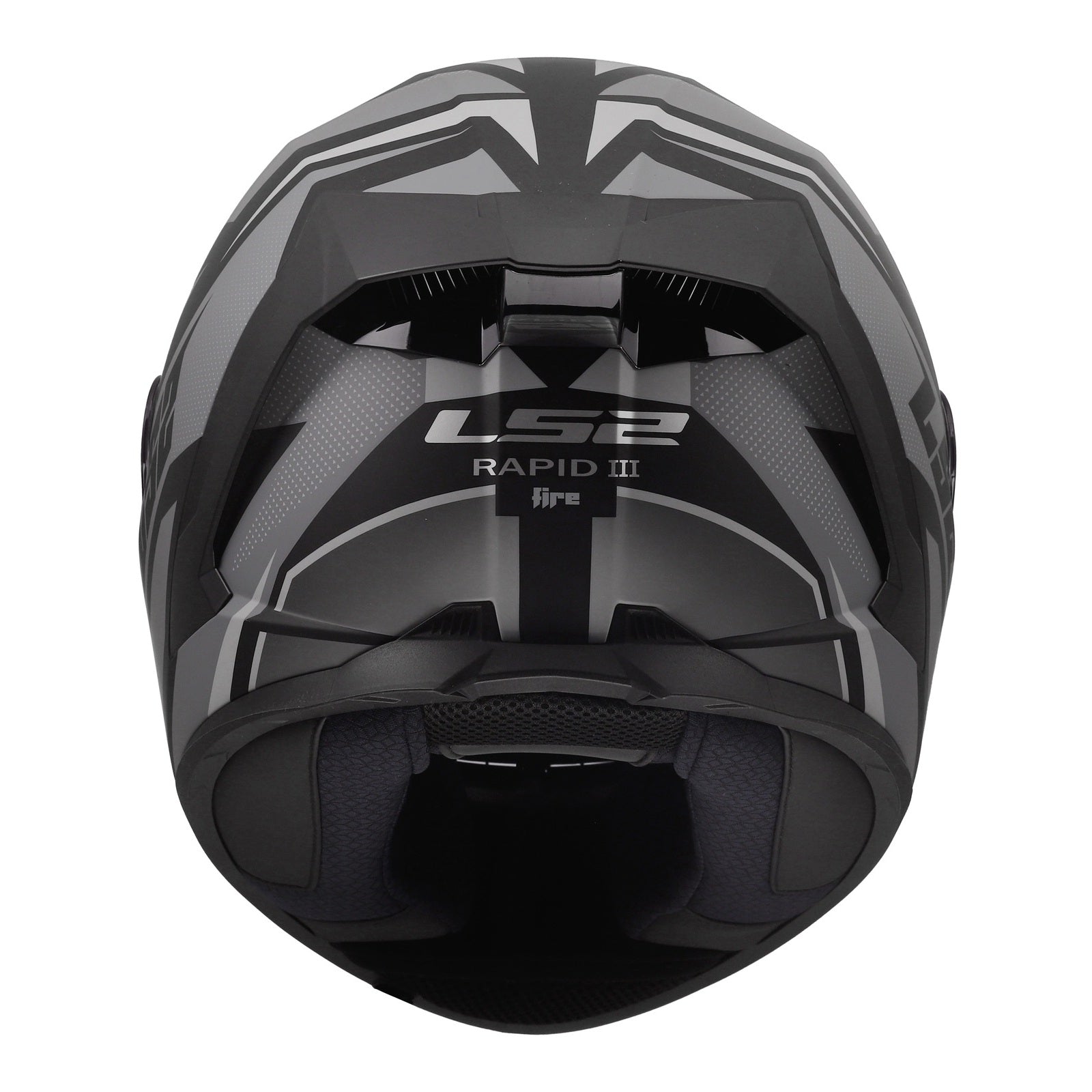 LS2 FF820 Rapid III Xtrem Helmet – Black / Grey (L) LS2FF820XBGL#