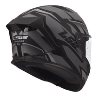 LS2 FF820 Rapid III Xtrem Helmet – Black / Grey (L) LS2FF820XBGL#