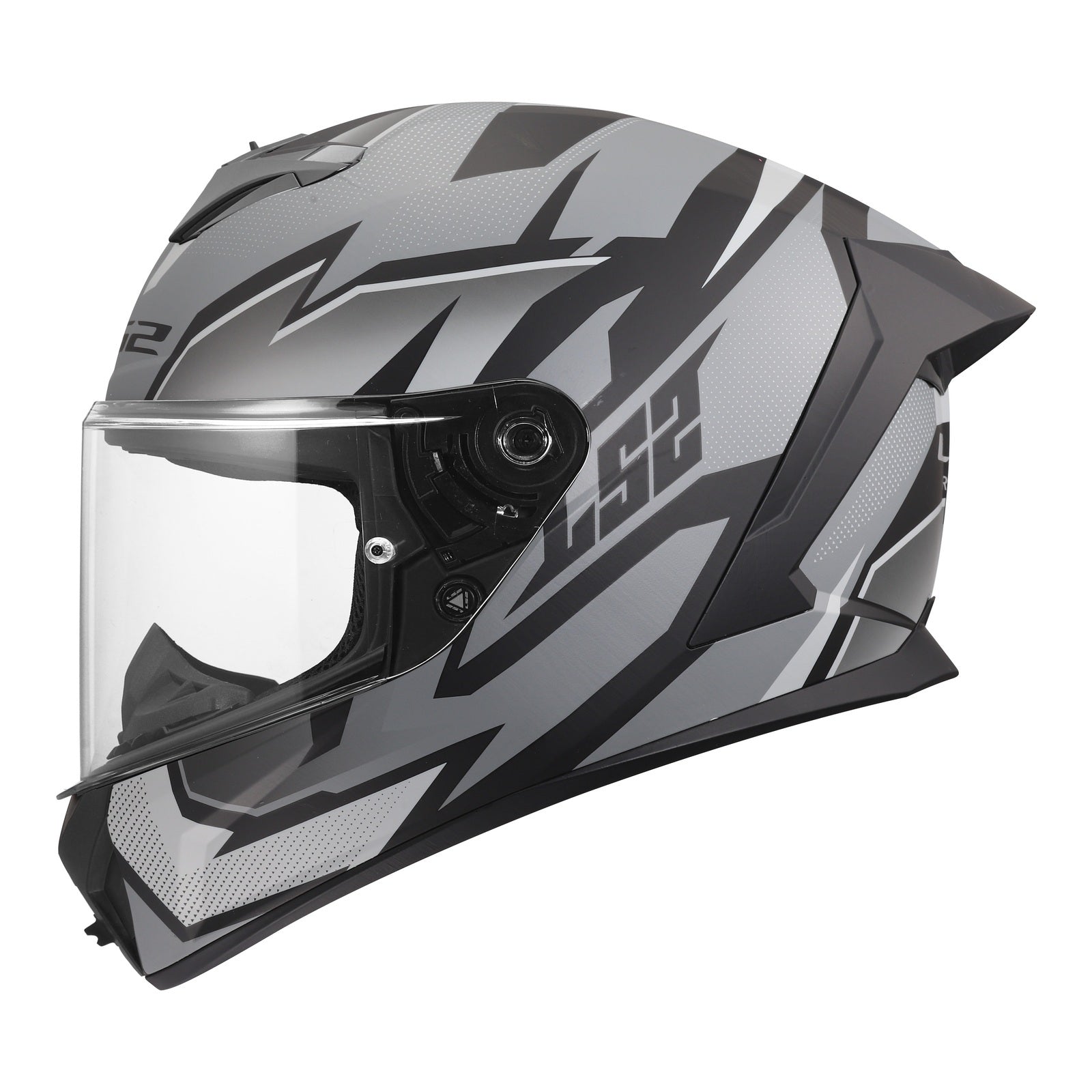 LS2 FF820 Rapid III Xtrem Helmet – Black / Grey (XL) LS2FF820XBGXL#