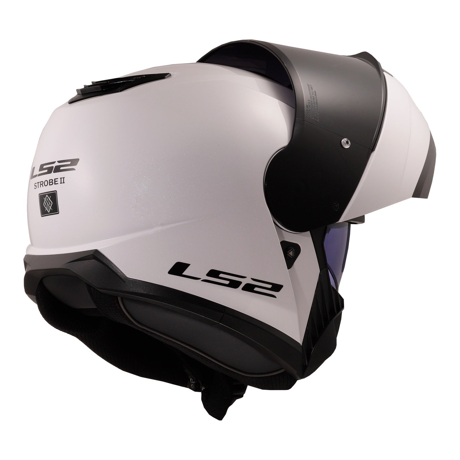 LS2 FF908 Strobe II Helmet - White (2XL) LS2FF9082WHT2XL#
