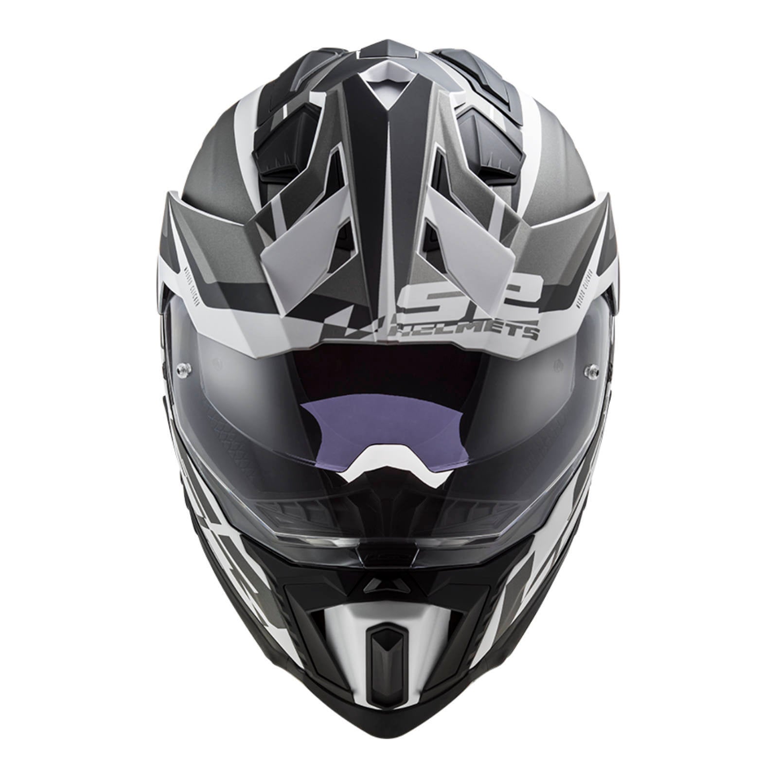 LS2 MX701 Explorer HPFC Alter (S) Matte Black / White 06 LS2MX701ALTBWS#