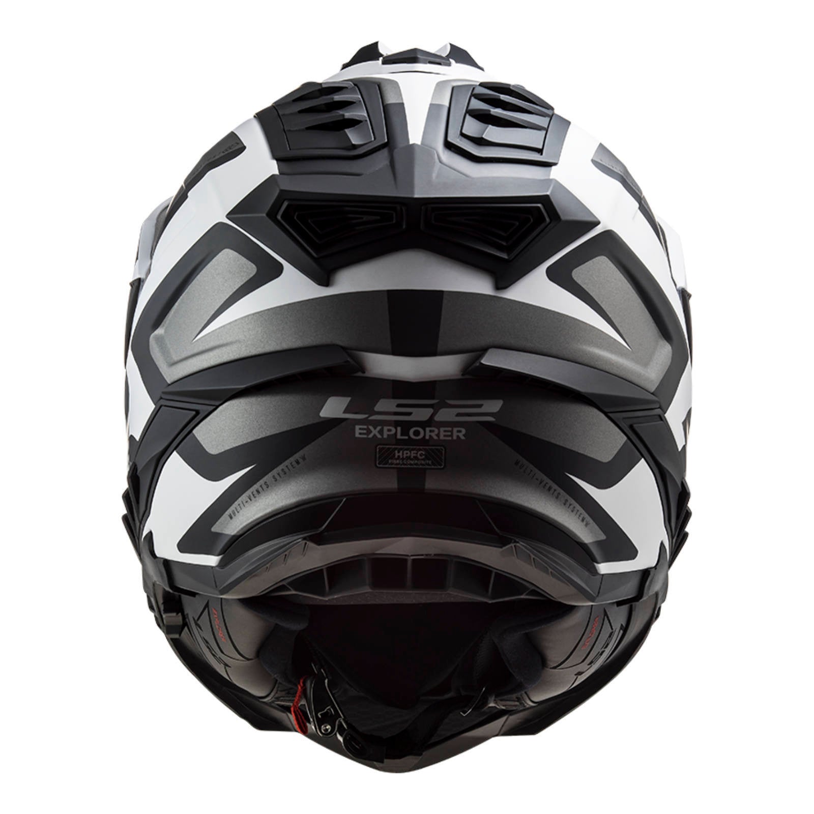 LS2 MX701 Explorer HPFC Alter (XL) Matte Black / White - 06 LS2MX701ALTBWXL#
