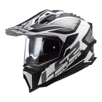 LS2 MX701 Explorer HPFC Alter (XS) Matte Black / White 06 LS2MX701ALTBWXS#