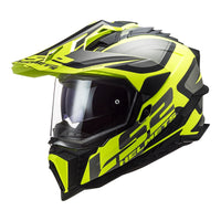 LS2 MX701 Explorer (3XL) Alter - Matte Black / Hi-Vis Yellow LS2MX701ALTMBY3XL#
