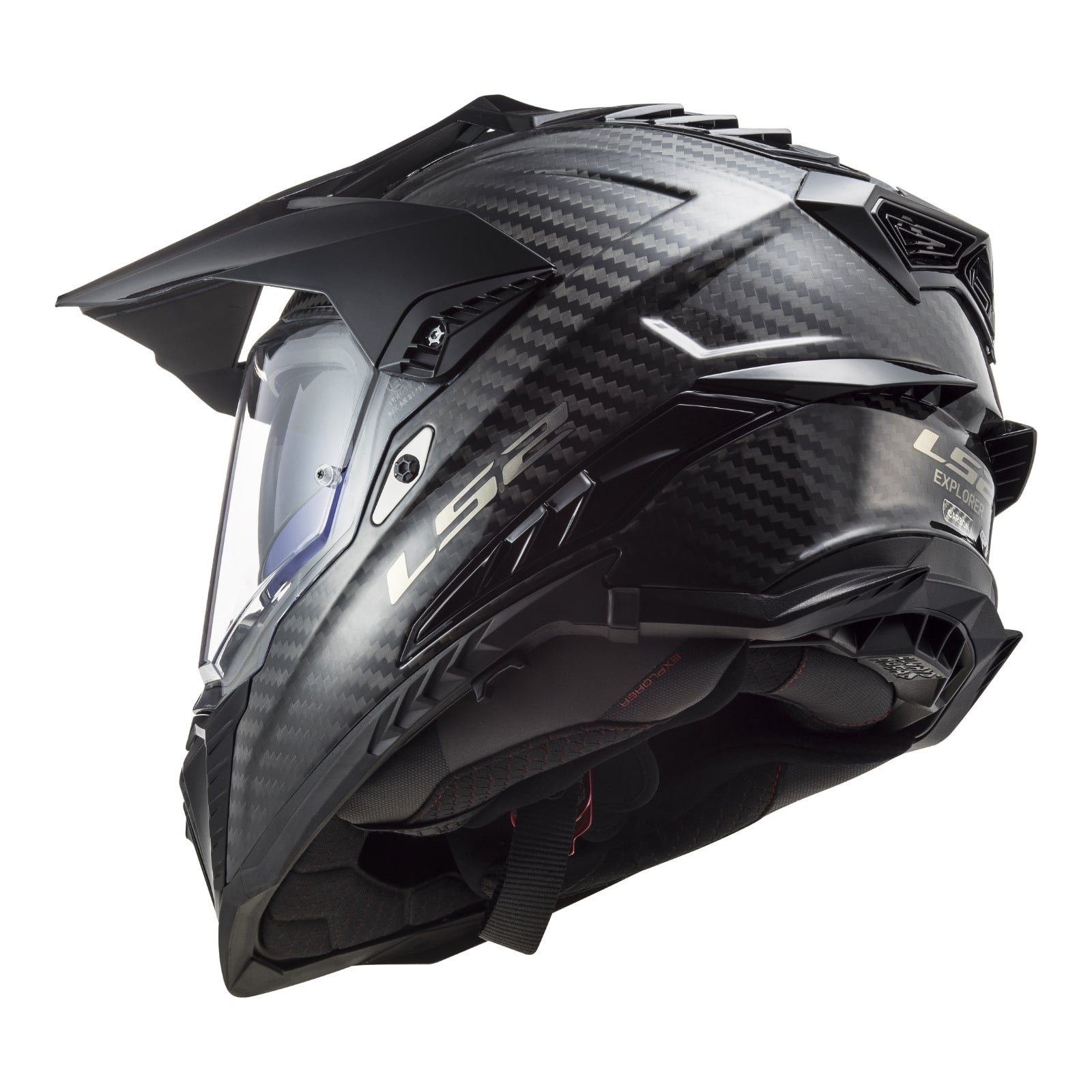 LS2 MX701 Explorer Carbon (M) - Carbon LS2MX701GLOSSCM#