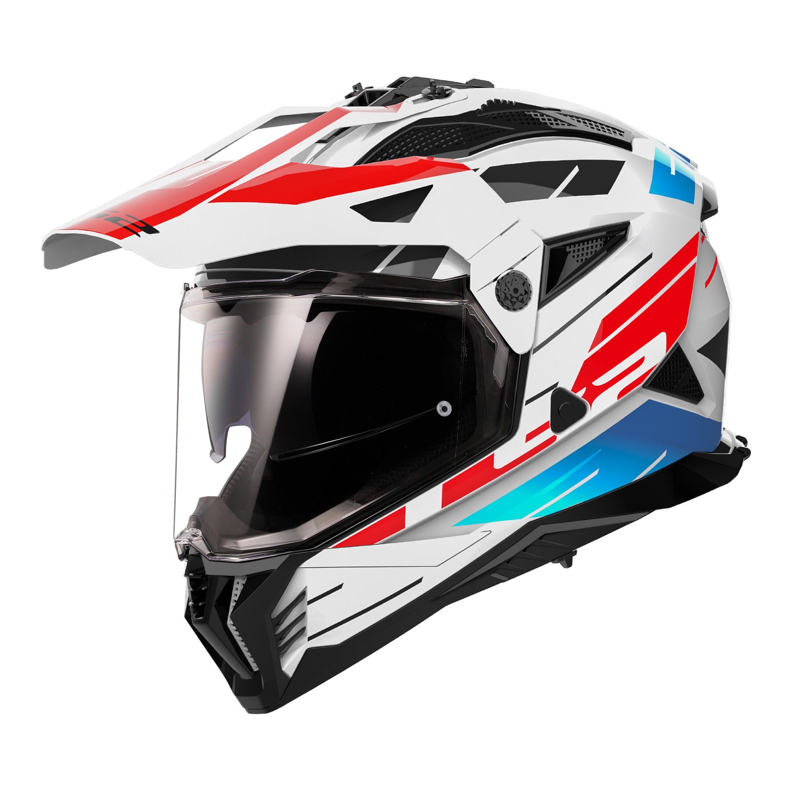LS2 MX702 Pioneer II (L) Namib - White / Red / Blue 06 LS2MX702NWBRL#