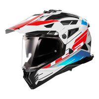LS2 MX702 Pioneer II (L) Namib - White / Red / Blue 06 LS2MX702NWBRL#