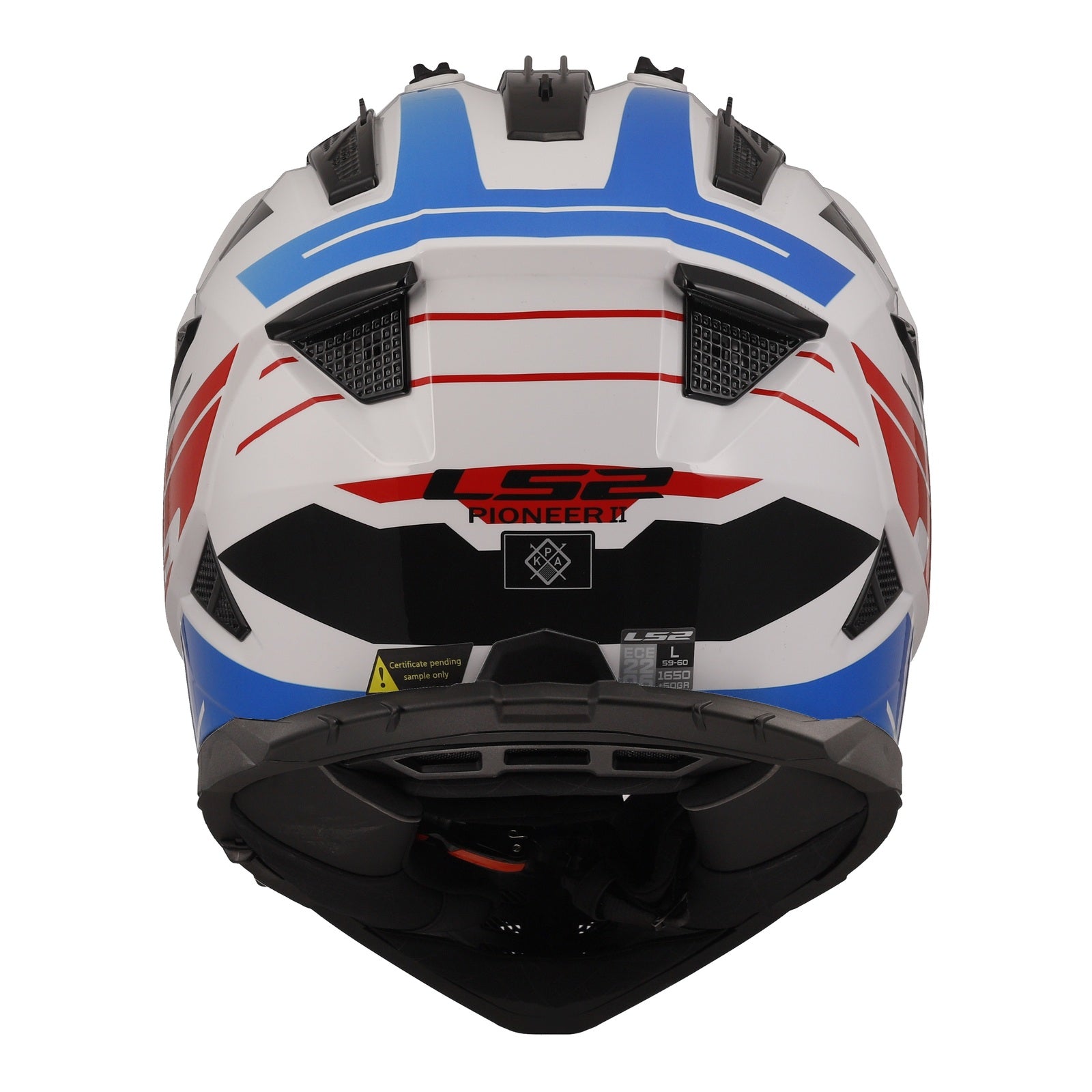 LS2 MX702 Pioneer II (L) Namib - White / Red / Blue 06 LS2MX702NWBRL#
