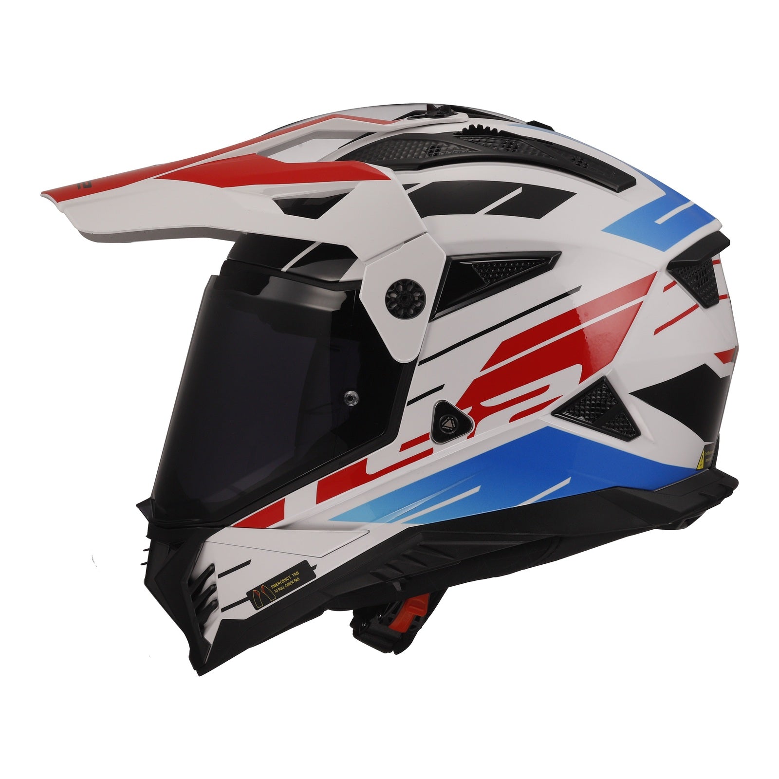 LS2 MX702 Pioneer II (S) Namib - White / Red / Blue 06 LS2MX702NWBRS#
