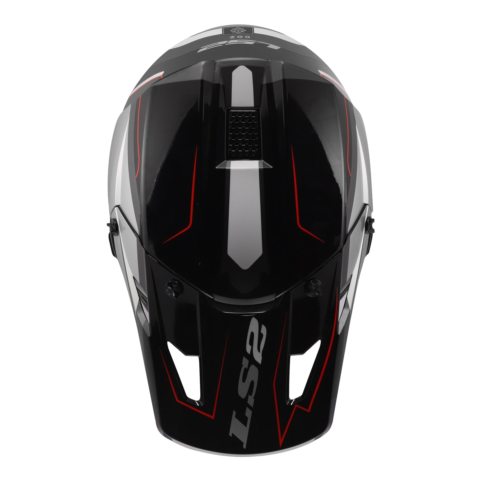 LS2 MX706 COZ Arched Helmet - Black / Silver / Titanium (L) LS2MX706ABSTL#