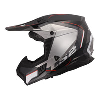 LS2 MX706 COZ Arched Helmet - Black / Silver / Titanium (S) LS2MX706ABSTS#
