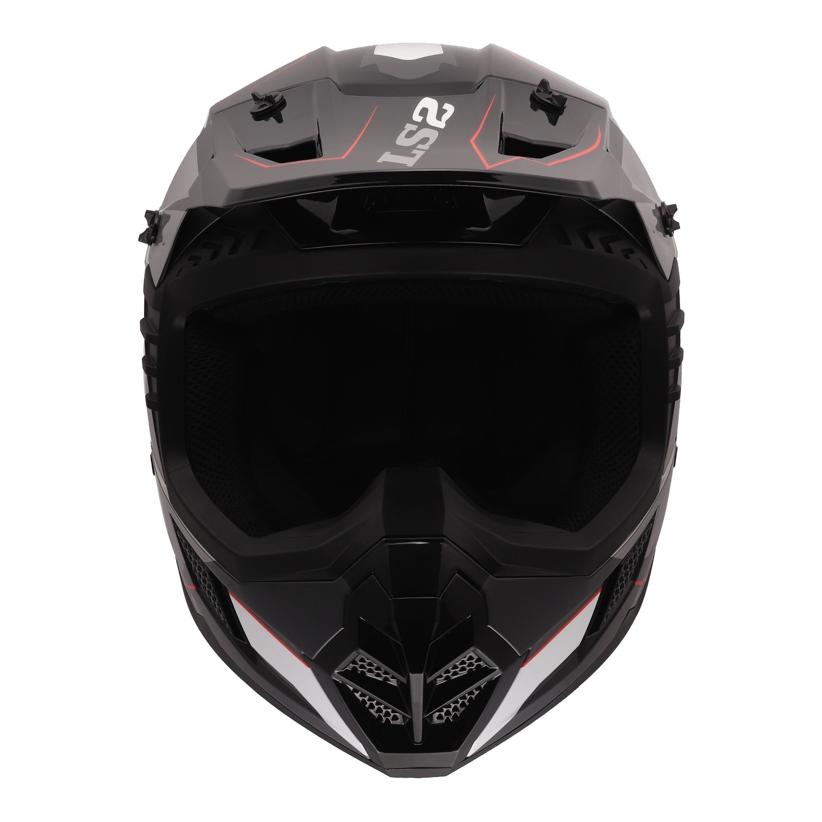 LS2 MX706 COZ Arched Helmet - Black / Silver / Titanium (XL) LS2MX706ABSTXL#