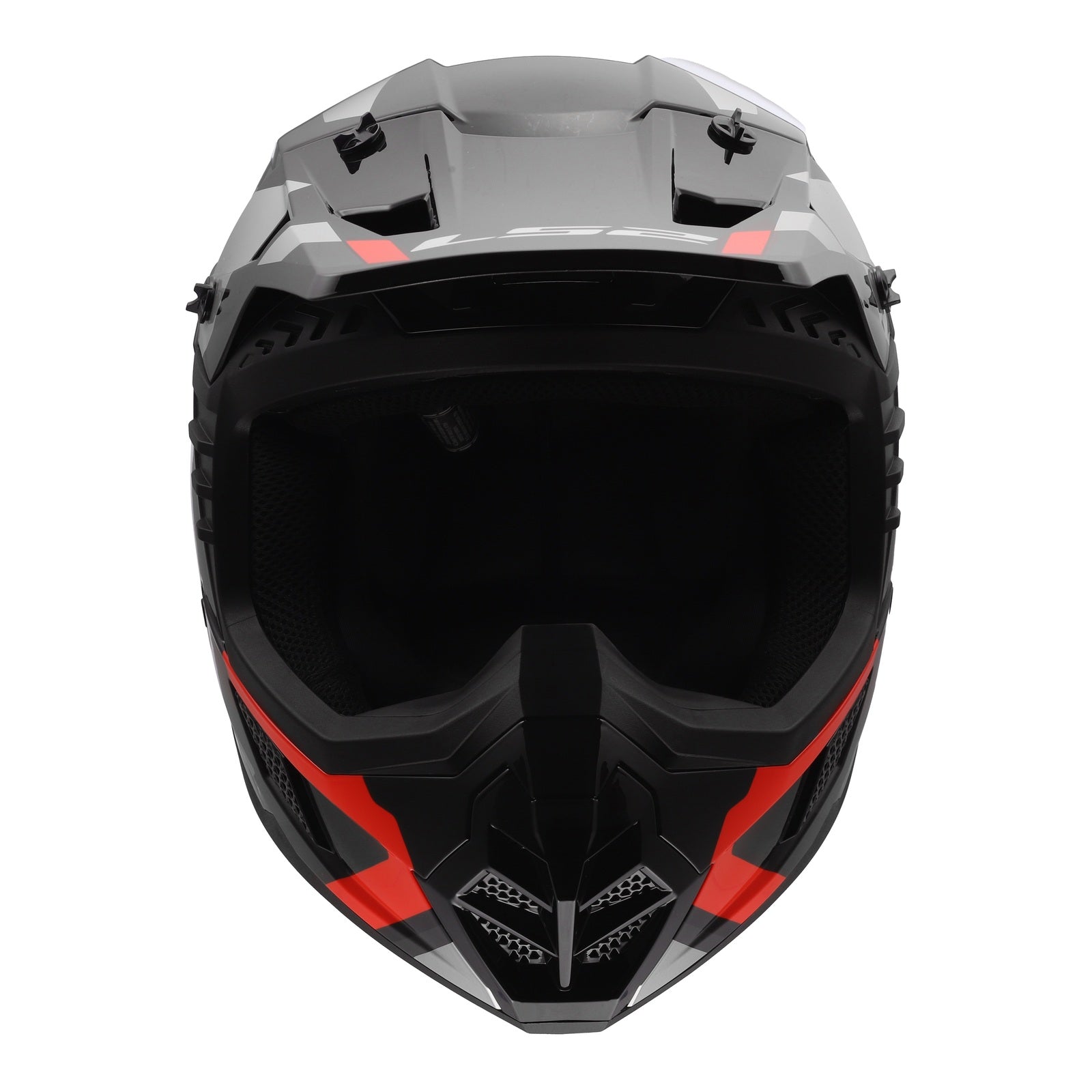 LS2 MX706 COZ Frontier II Helmet - Red / Black / Titanium (M) LS2MX706FRBTM#