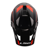 LS2 MX706 COZ Frontier II Helmet - Red / Black / Titanium (XL) LS2MX706FRBTXL#