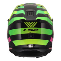 LS2 MX706J COZ Junior Helmet - Chromatic Black / Hi-Vis Pink (L) LS2MX706JCBHVYPYL#