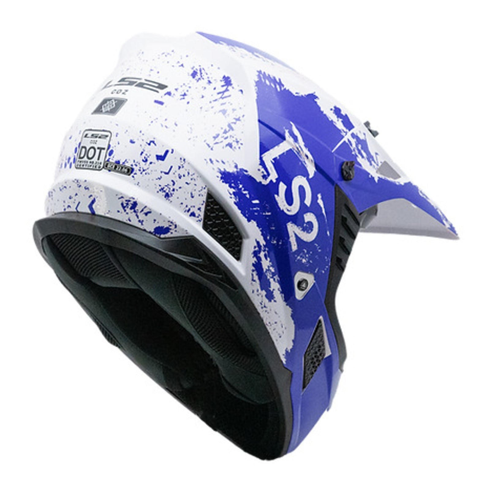 LS2 MX706J COZ Hyde Junior Hemlet - Blue/White (YM) LS2MX706JHBLUWHYM#