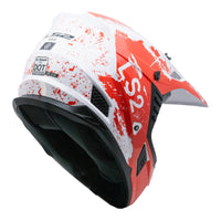 LS2 MX706J COZ Hyde Junior Helmet - Red/White (YL) LS2MX706JHREDWHYL#