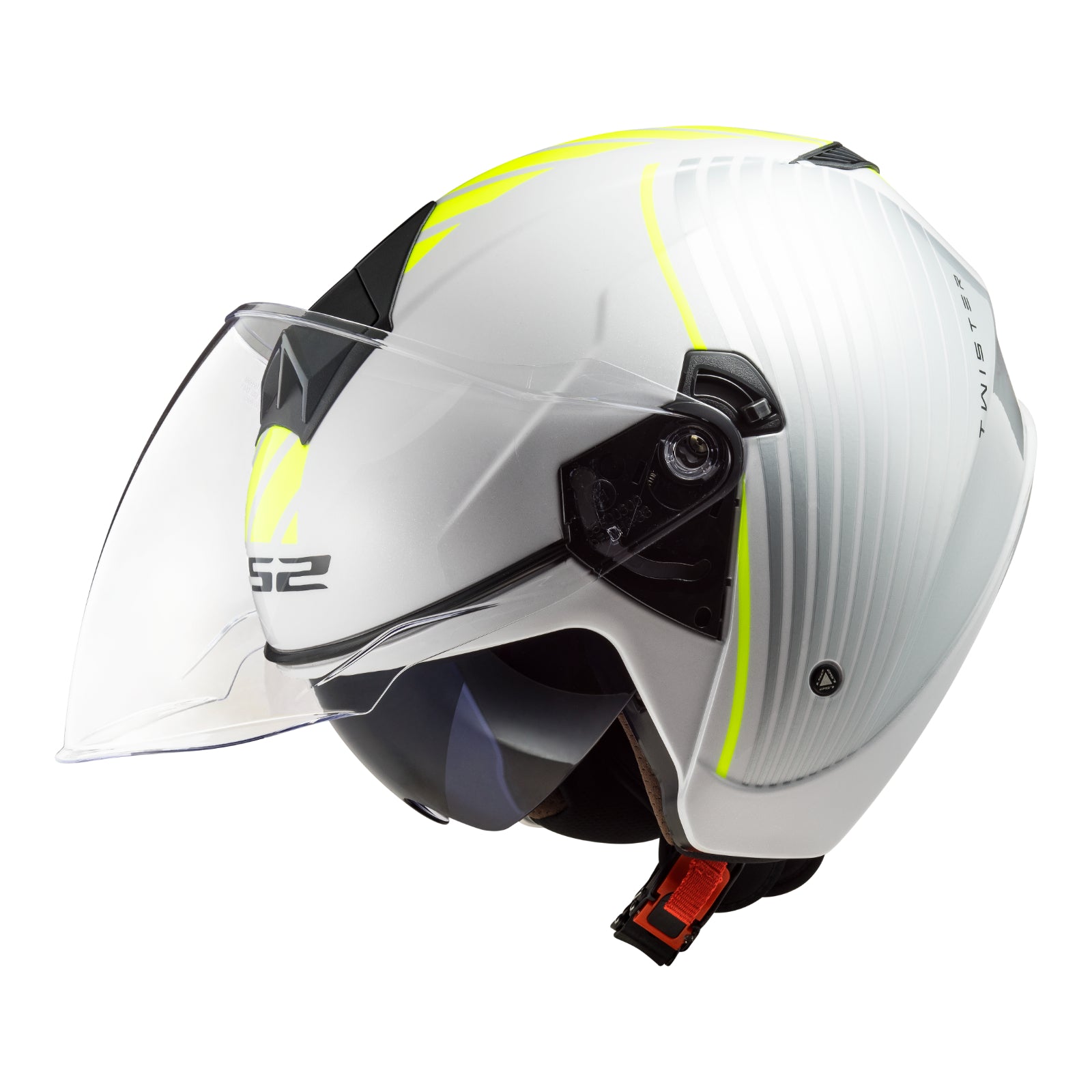 LS2 OF573 Twister II (XS) Luna - White / Sil LS2OF573WHTXS#