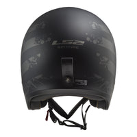 LS2 OF599 Spitfire II (XL) - Matte Black Flag Helmet 06 LS2OF5992MBFLAGXL#