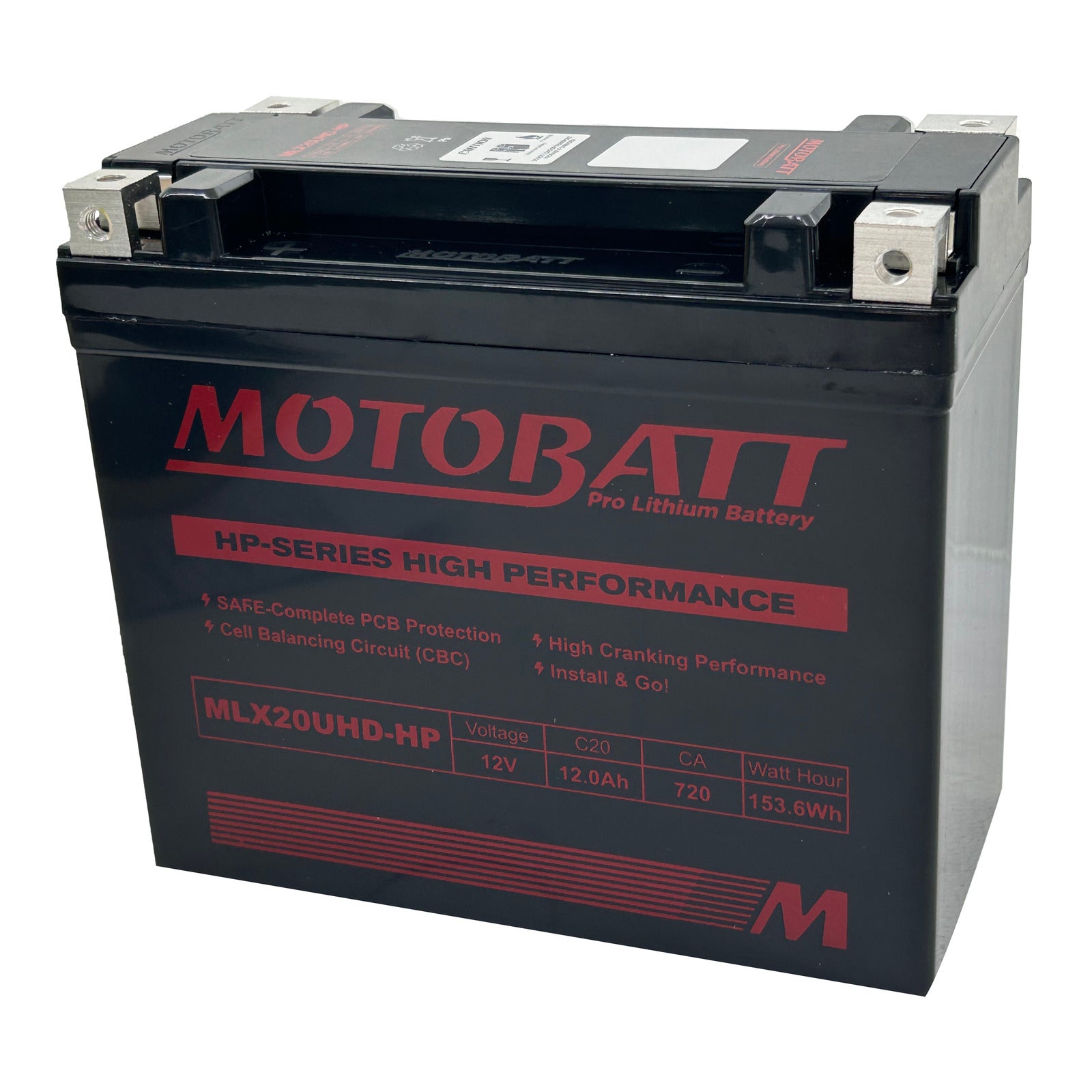 Motobatt Pro Lithium Battery MLX20UHD-HP *4 MBLX20UHDHP#