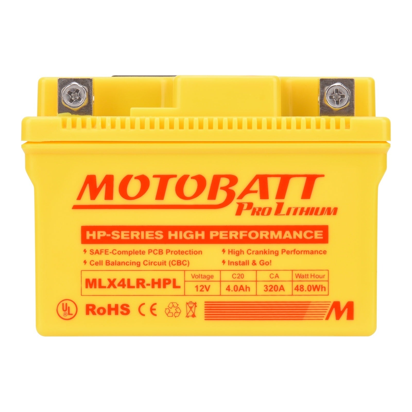 Motobatt Pro Lithium Battery MLX4LR-HPL *10 for Yamaha MBLX4LRHPL#