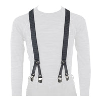 Oxford Riggers Braces Chic Black OXCA070#