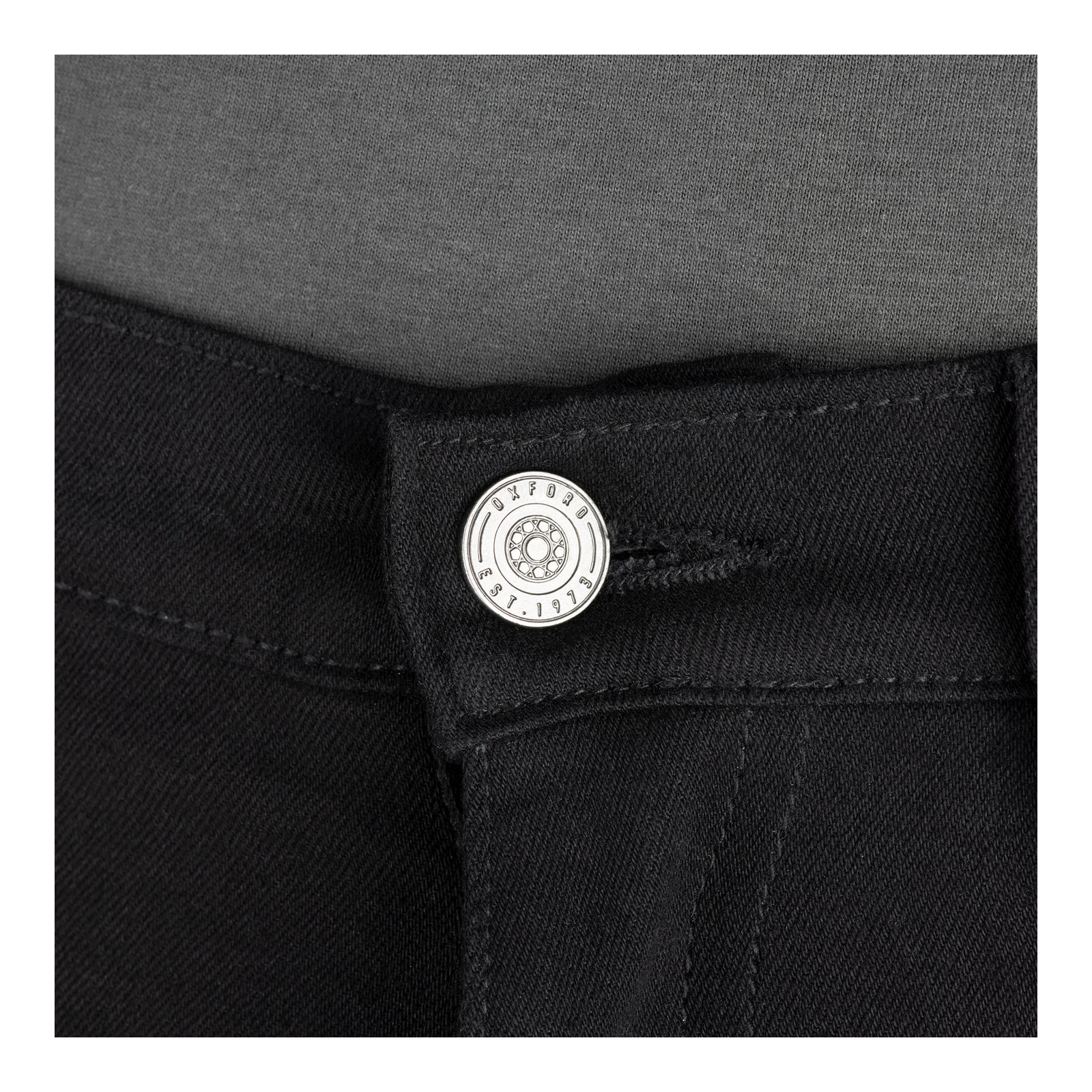 Oxford AA Super Stretch Men's Jean - Black (Regular) (32R) OXDM229601R32#