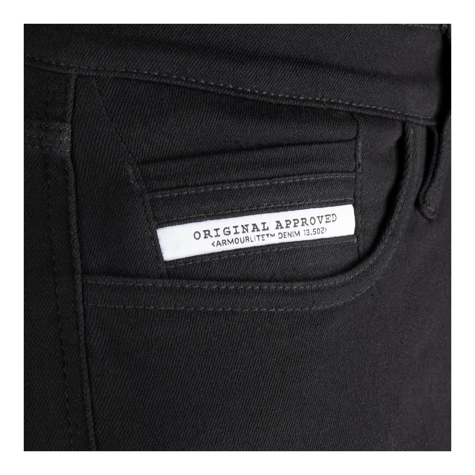 Oxford AA Super Stretch Men's Jean - Black (Regular) (36R) OXDM229601R36#