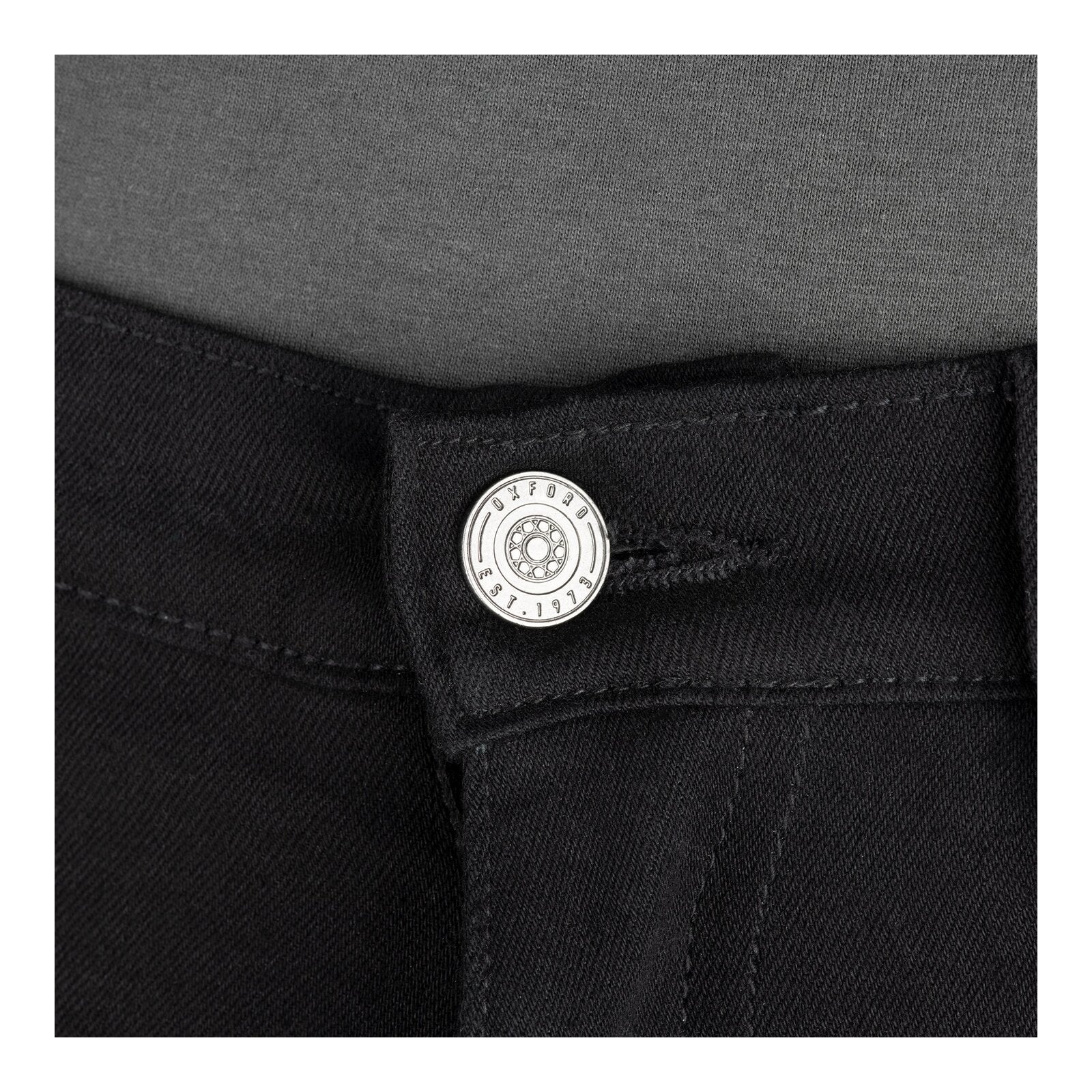 Oxford AA Super Stretch Men's Jean - Black (Short) (42S) OXDM229601S42#