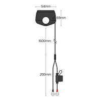 Oxford Slimline USB Type-A and Type-C 3.0 Amp Charging Kit OXEL118#