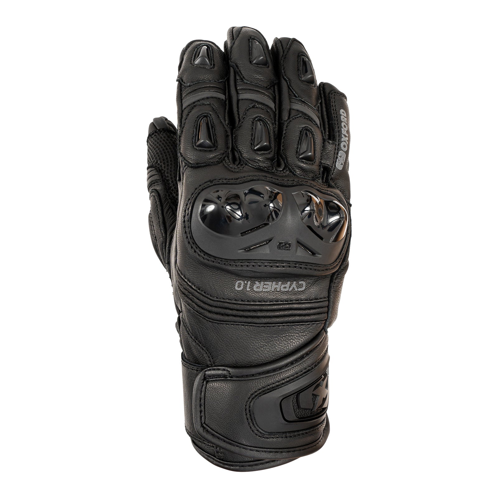 Oxford Cypher 1.0 Short Leather Men's Glove - Stealth Black (2XL) OXGM2232032XL#