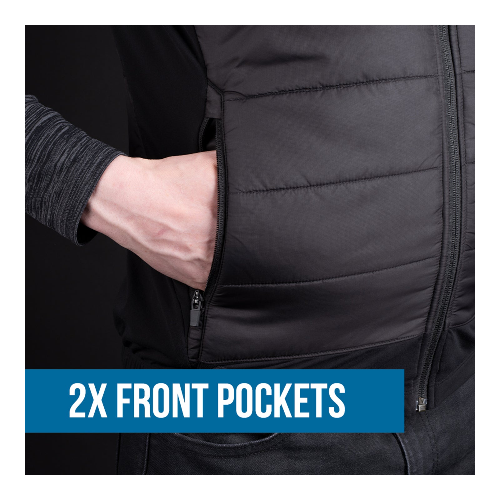Oxford Advanced Expedition Men's Gilet/Vest - Black (2XL) OXLA2301012XL#