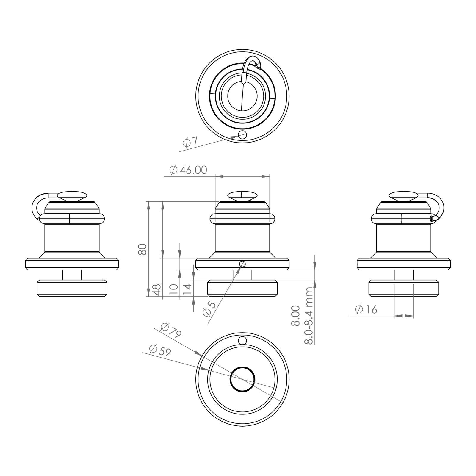 Oxford Beast Disc Lock OXLK121#
