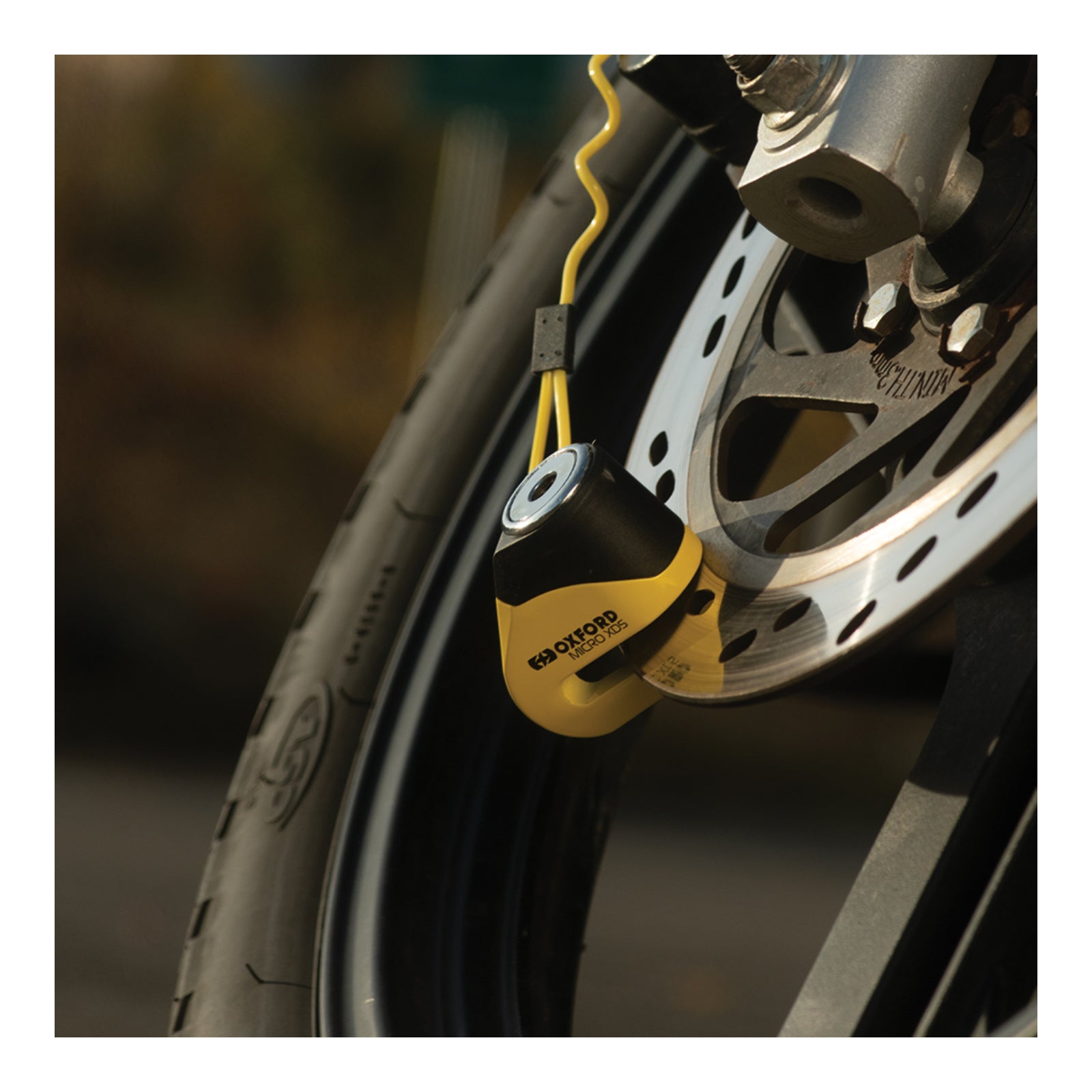 Oxford Disc Lock Scoot XD5 - Black / Yellow OXLK205#