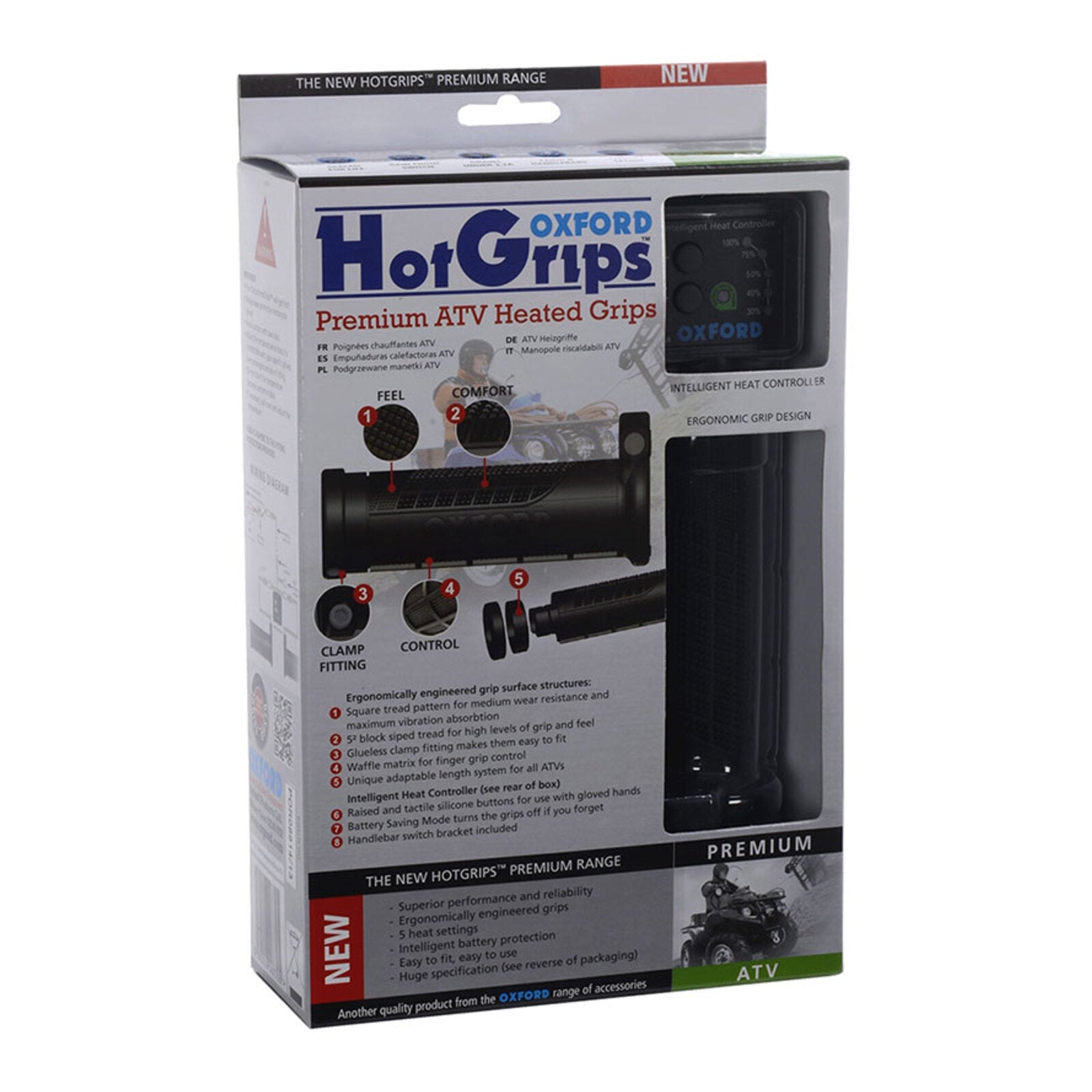 Oxford HotGrips®  Premium ATV with V8 Switch OXOF770#