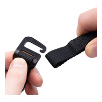 Oxford Atlas G-Hook 17mm X 2.0m Black (Pair) OXOX303#