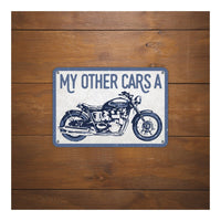 Oxford Garage Metal Sign: 