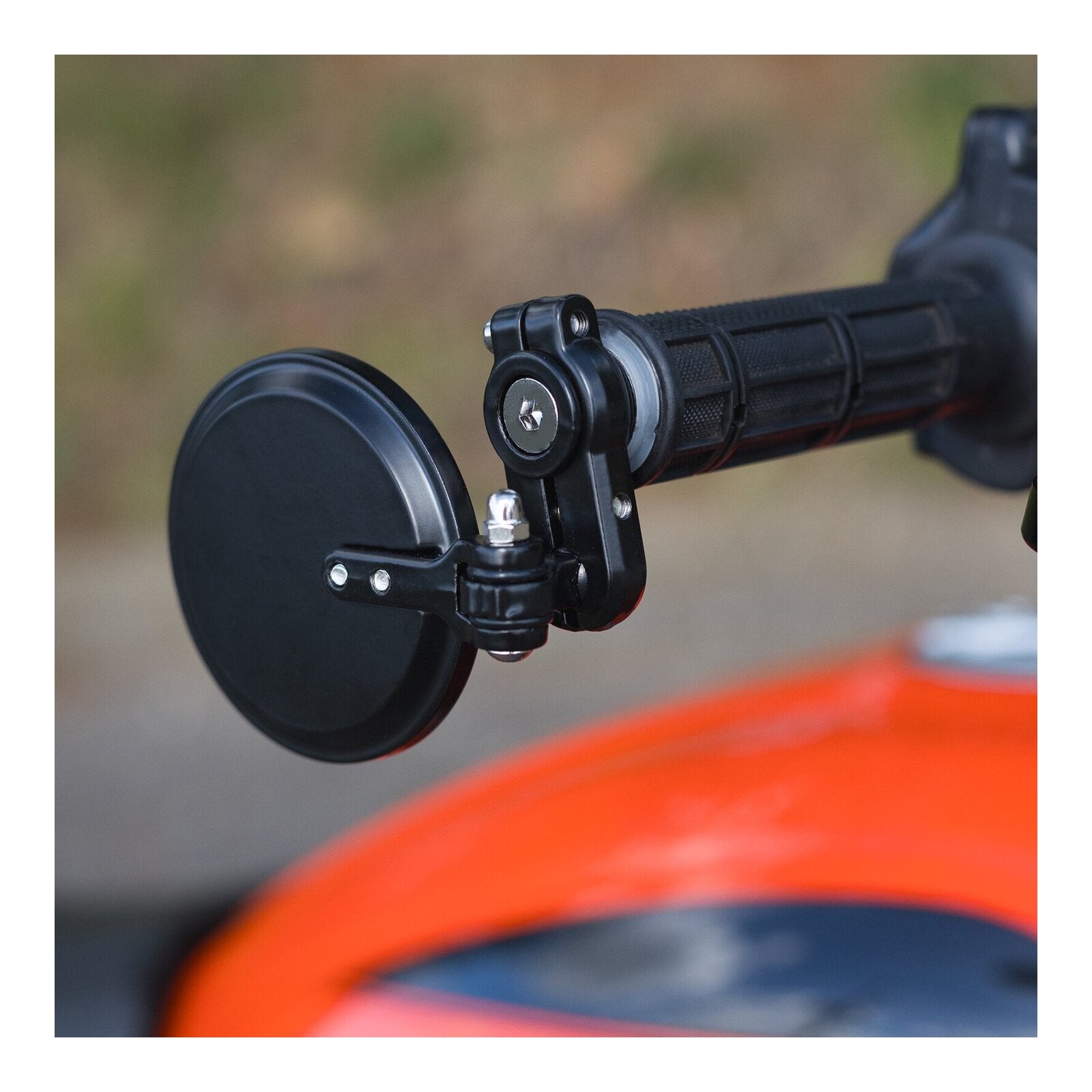 Oxford Fold Away Mirror Black 76mm Diameter OXOX514#