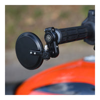 Oxford Fold Away Mirror Black 76mm Diameter OXOX514#