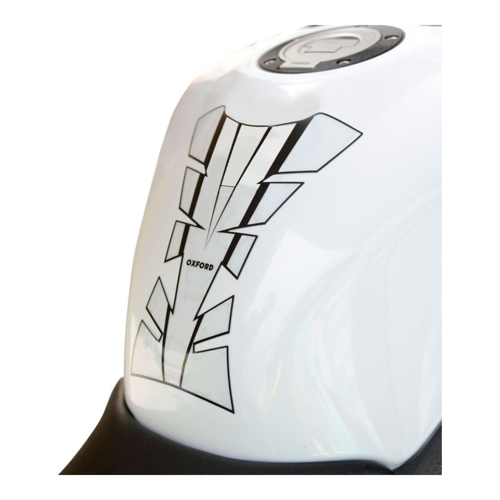 Oxford Sheer Arrow Tank Pad - Silver OXOX542#