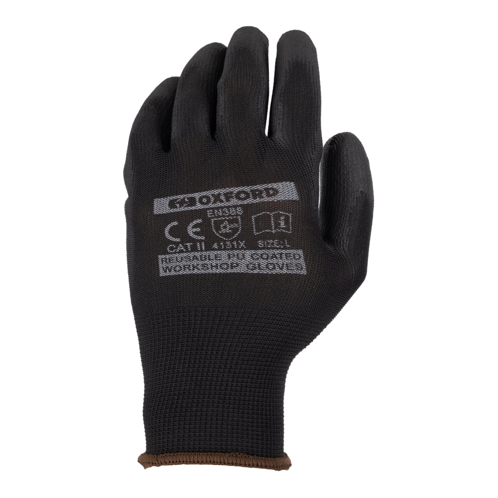 Oxford Workshop Gloves PU-Coated (M) [Pack of 3] OXOX963#