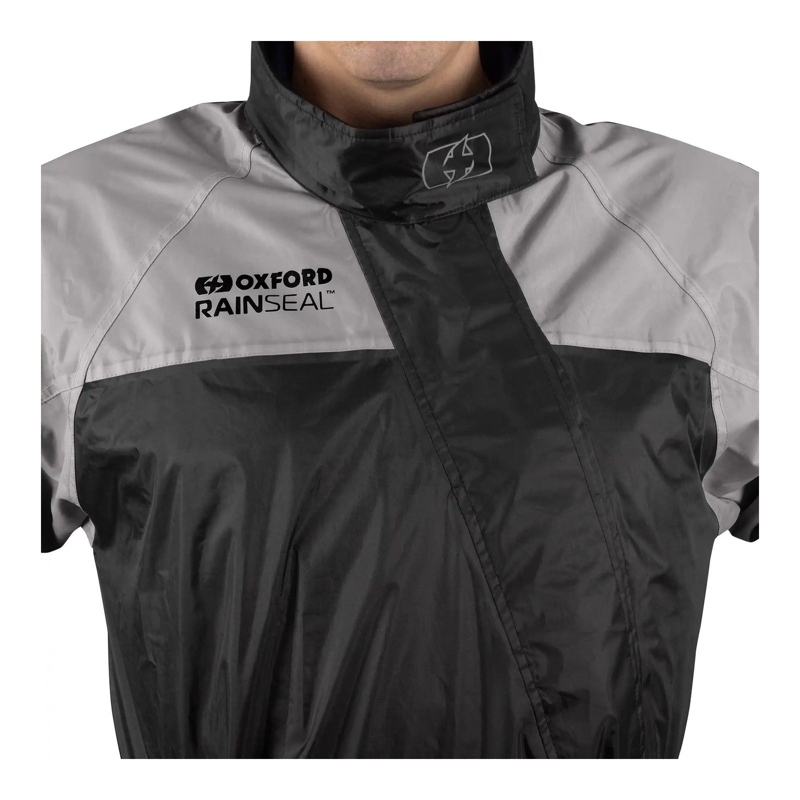 Oxford Rainseal One-Piece Rain Suit - Bright / Black (3XL) OXRM2110053XL#