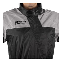 Oxford Rainseal One-Piece Rain Suit - Bright / Black (XL) OXRM211005XL#