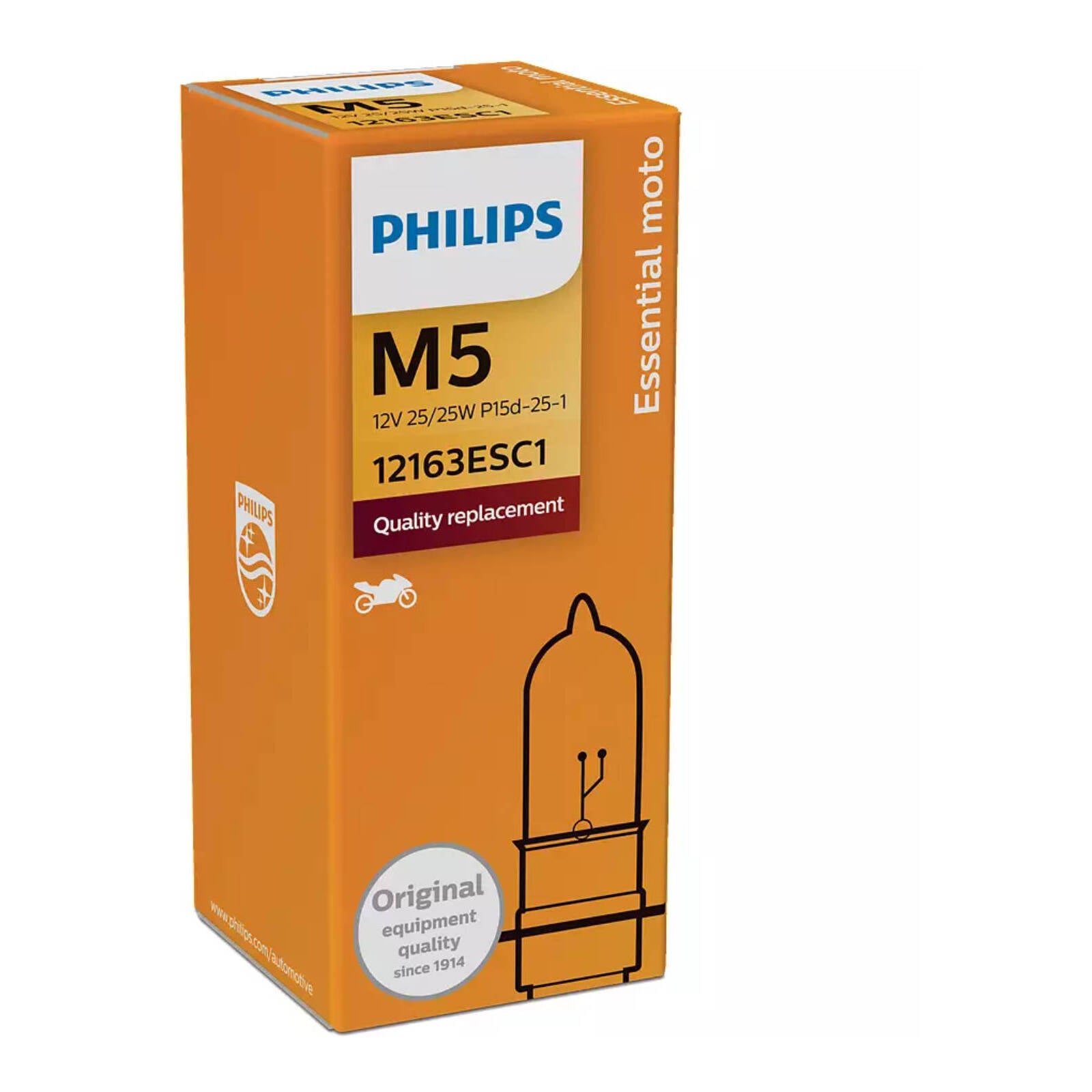 Philips Bulb M5 12163 ES 12V 25/25W P15D-25-1 C1 PHM512163ES#
