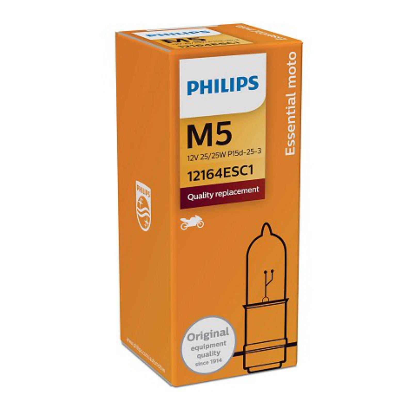 Philips Bulb M5 12164 ES 12V 25/25W P15D-25-3 C1 PHM512164ES#